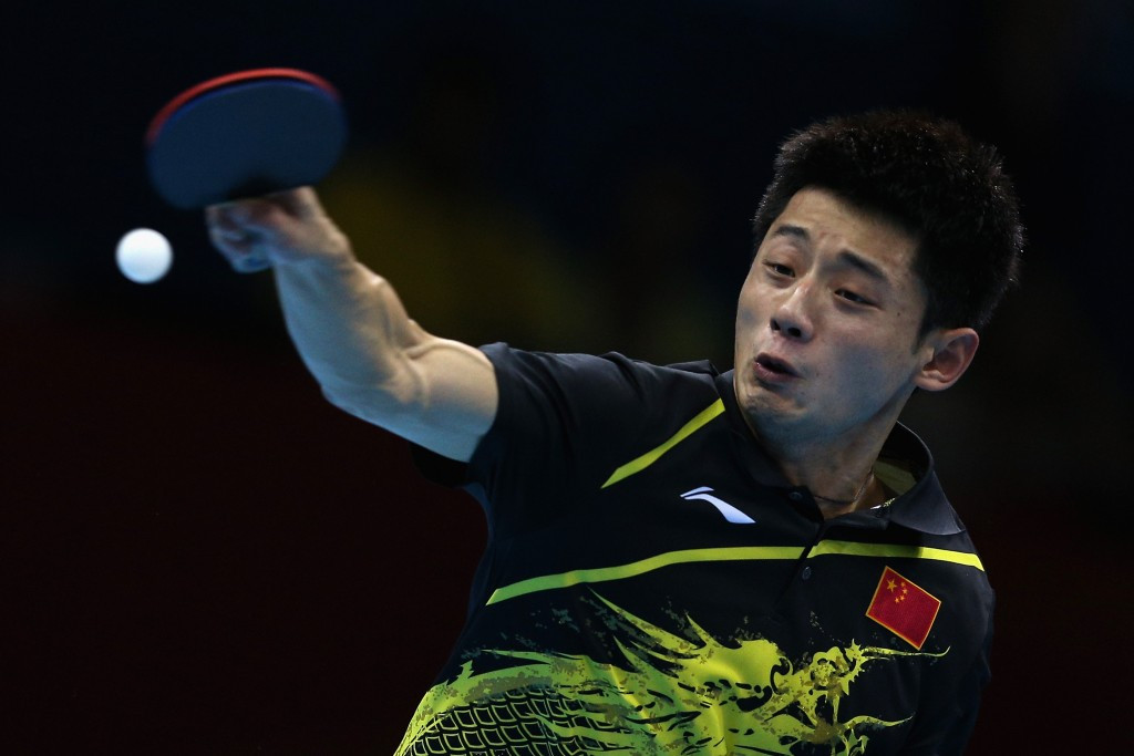 Zhang Jike will have a chance to defend his London 2012 men's singles title ©Getty Images