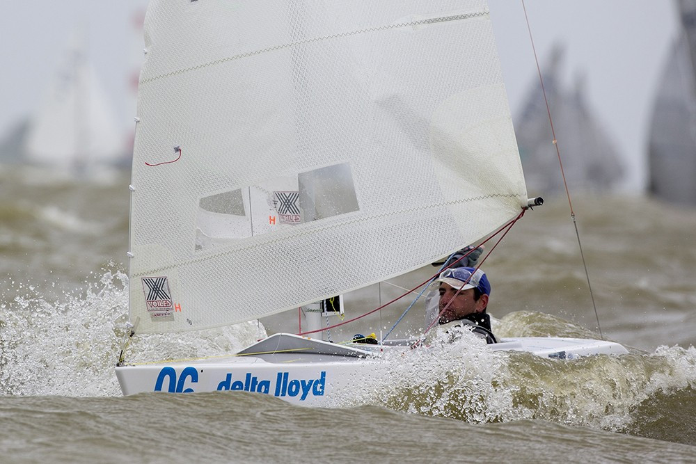Damien Seguin enjoyed a fine start to his title defence ©World Sailing