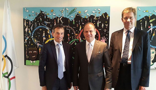Brazil's Minister of Health Ricardo Barros met with International Olympic Committee (IOC) director general Christophe De Kepper and scientific director Richard Budgett, with Zika high on the agenda