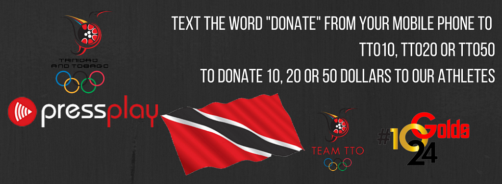 The Trinidad and Tobago Olympic Committee has launched a "text to donate" campaign to help raise funds for its athletes ahead of Rio 2016 ©TTOC