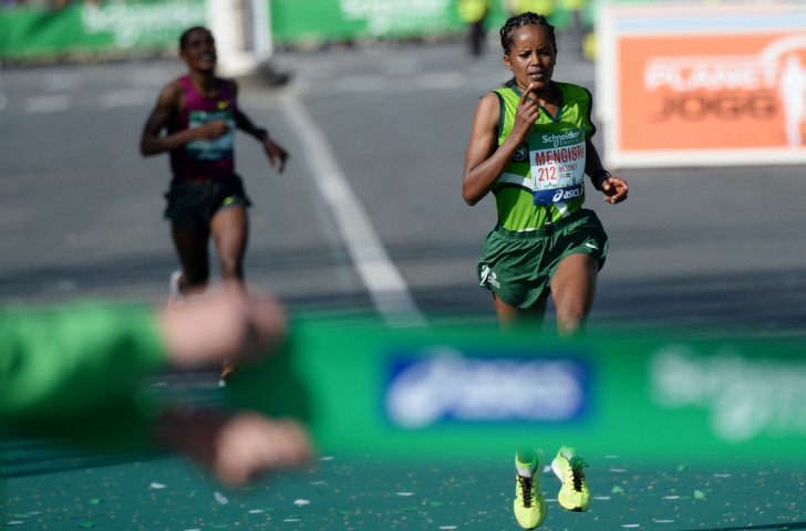 Meseret Mengistu secured victory in the women's race ahead of Amane Gobena and Visiline Jepkesho