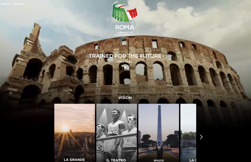 Rome 2024 unveil new website to boost bid for Olympic Games