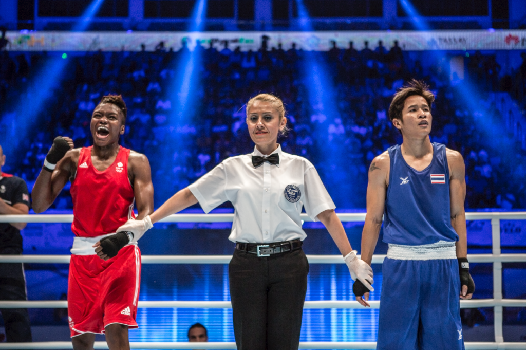 Olympic champion Nicola Adams' pursuit of a first-ever global title came to an end here today at the Women’s World Boxing Championships ©AIBA