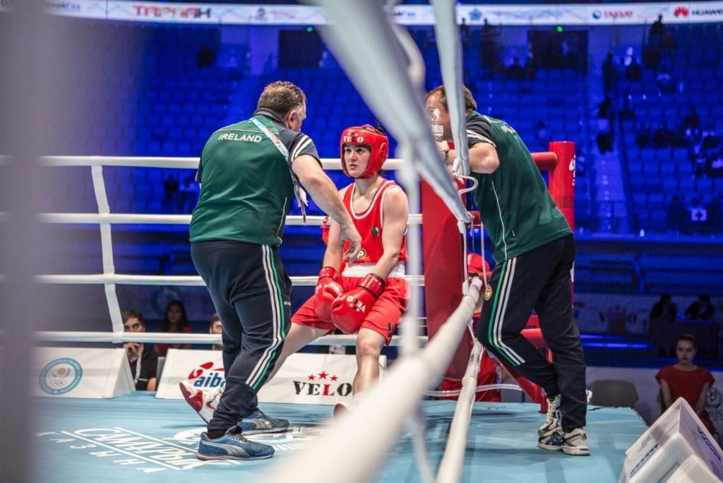 Ireland's Kellie Harrington had to settle for a silver medal in light welterweight category ©AIBA
