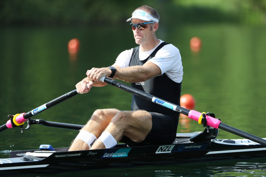 Mahe Drysdale qualified fastest for the men's single sculls final