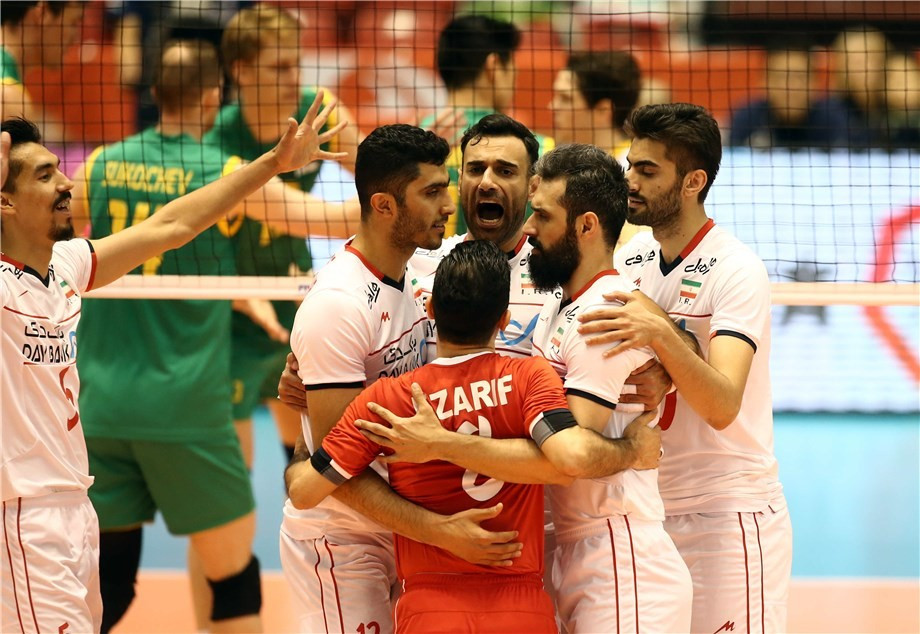 Iran produced a fluent display as they started with a win by beating Australia in straight sets