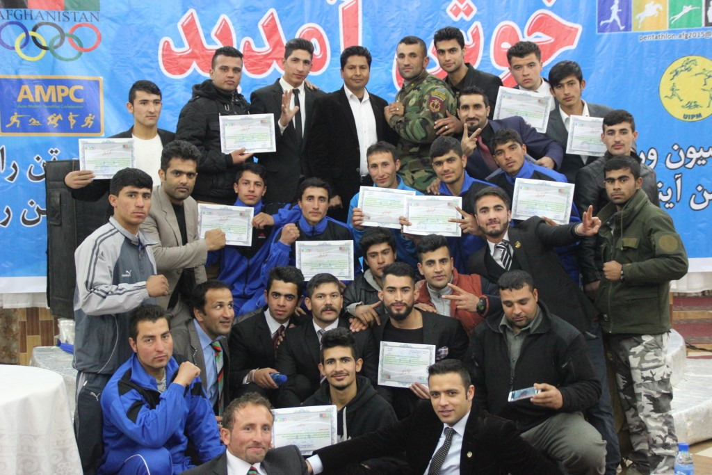 A seminar in Afghanistan was part of a UIPM plan to help develop modern pentathlon around the world ©UIPM