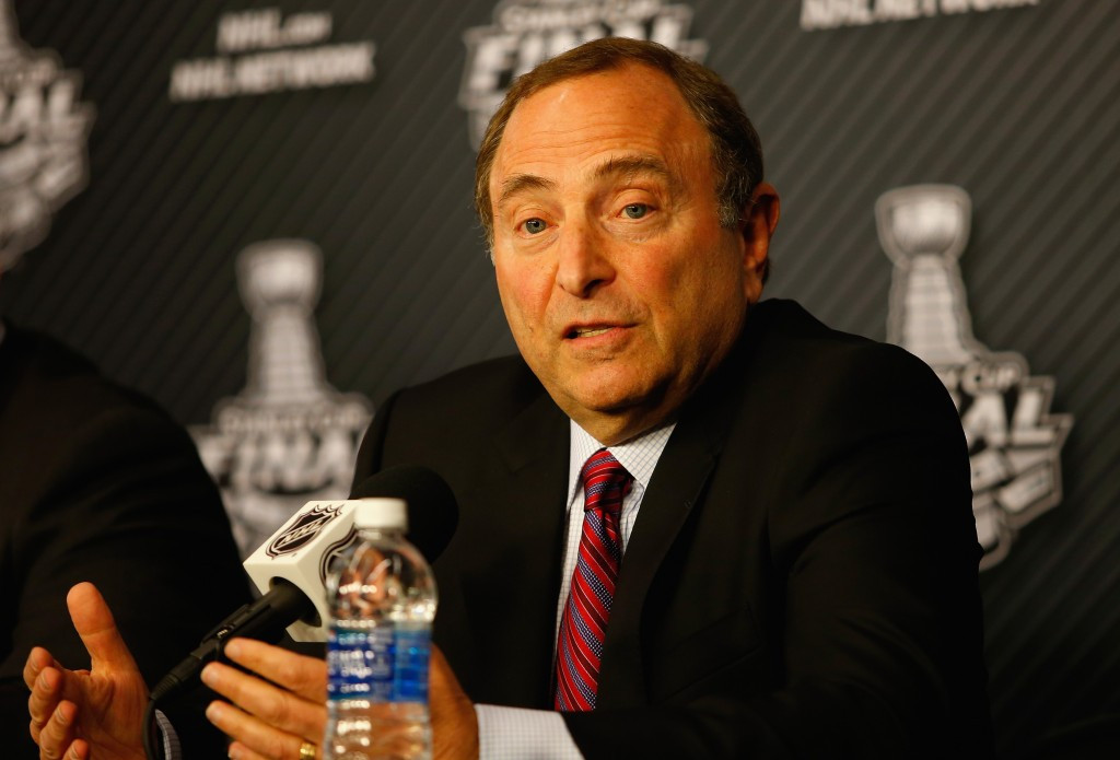 Gary Bettman has spoken pessimistically about the prospect of NHL players at Pyeongchang 2018 ©Getty Images