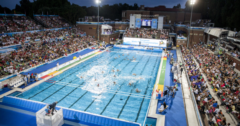 The Alfréd Hajós National Swimming Stadium will host the LEN Champions League Final Six this week