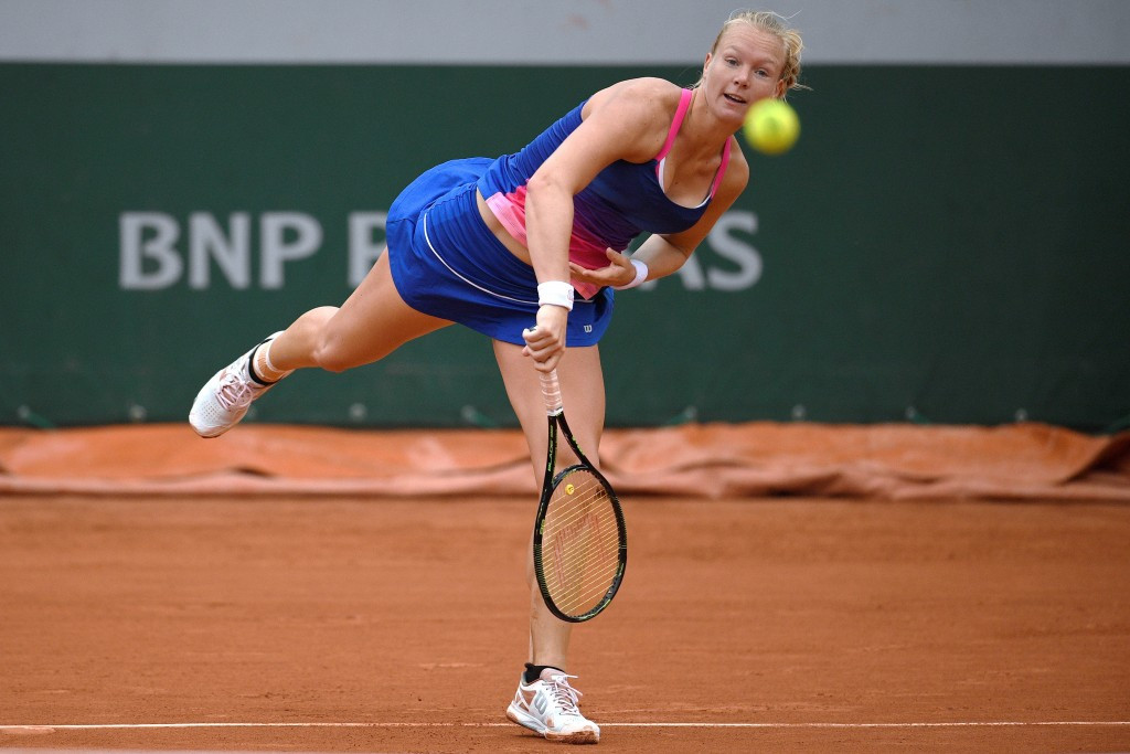The Netherlands' Kiki Bertens, who defeated American Madison Keys 7-6, 6-3, will be looking to deny Bacsinszky a second consecutive semi-final ©Getty Images