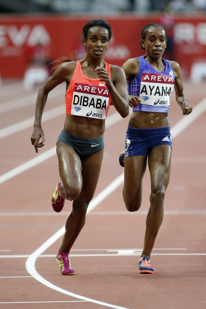 Ethiopia's Almaz Ayana is closing in on the world 5,000 metres record held by compatriot Tirunesh Dibaba ©Getty Images