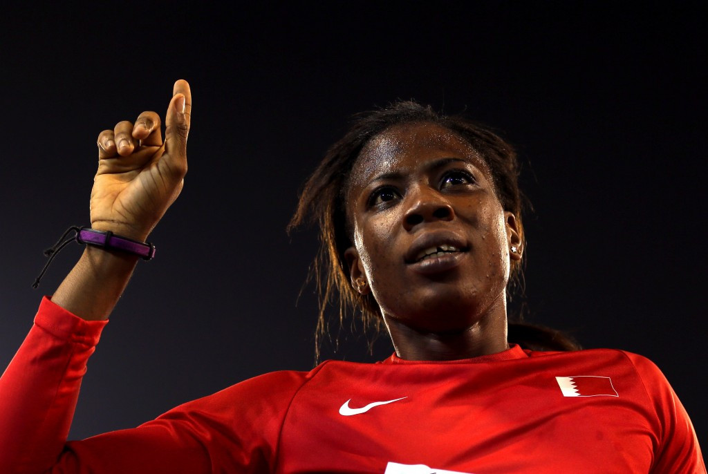 Bahrain's Kemi Adekoya was in excellent form once again on a superb day for her nation