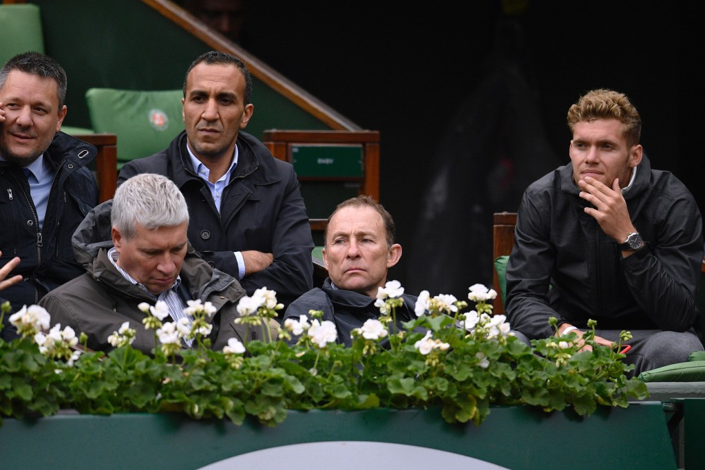 Former French footballer Jean-Pierre Papin (centre) was among those there to witness it ©Getty Images