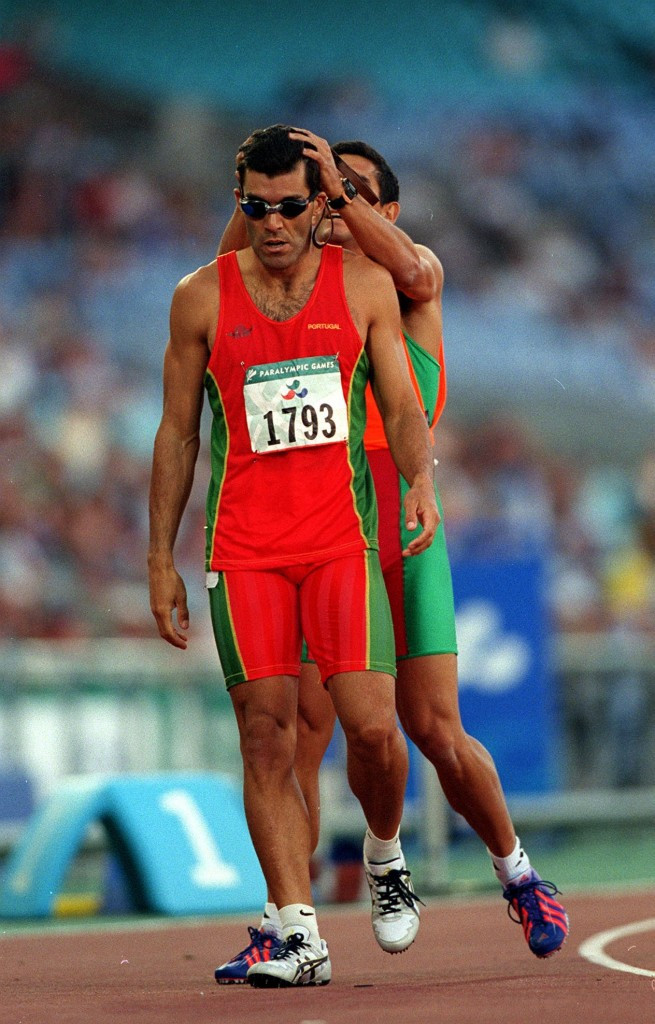 Carlos Lopes won two gold medals at the Sydney 2000 Paralympic Games