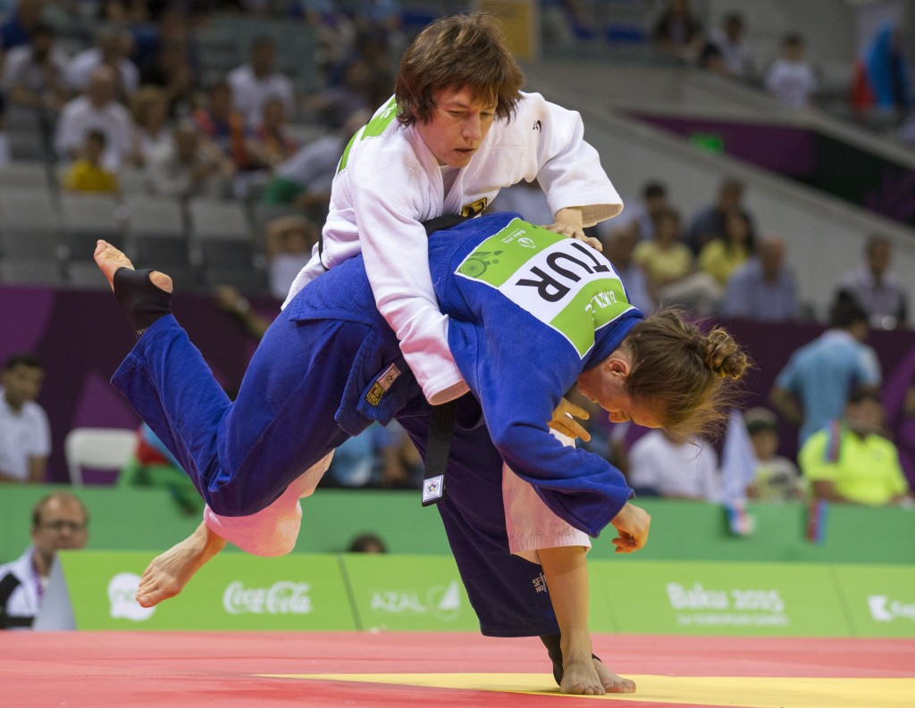 Germany's world silver medallist Ramona Brussig will be competing in the women's under 52kg category in Walsall as she continues her preparations for Rio 2016 ©Getty Images