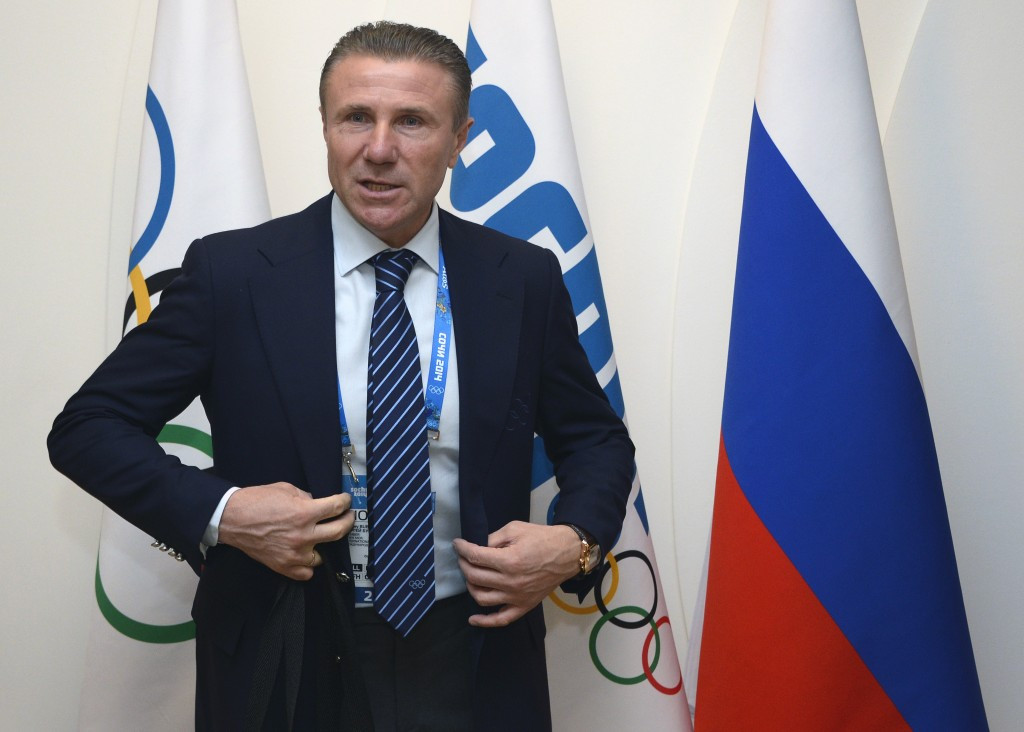 Sergey Bubka, President of the National Olympic Committee of Ukraine, was not allowed in the room when the discussion on whether javelin Vera Rebrik would be allowed to compete for Russia took place ©Getty Images