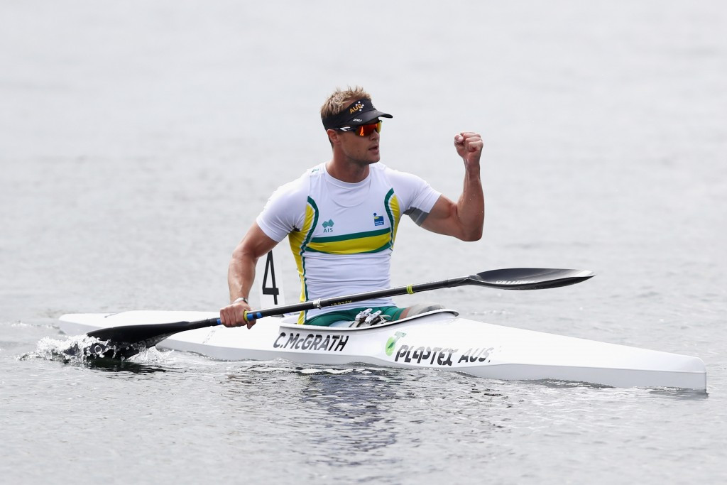 Australian canoe star Curtis McGrath earned men's KL2 gold at the Para Canoe World Championships in May
