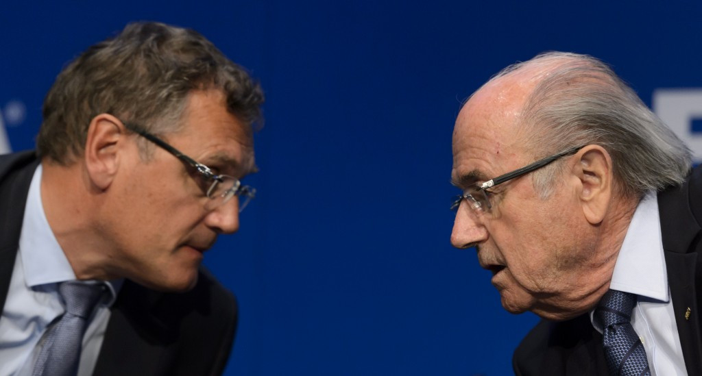 Jérôme Valcke and Sepp Blatter, along with Markus Kattner, gave themselves a series of bonuses and contract extensions totalling $80 million over a five-year period newly published documents have revealed ©Getty Images