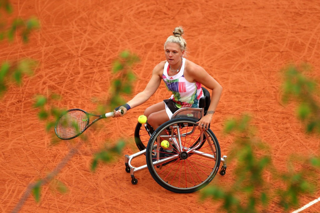 Britain’s Jordanne Whiley fell to a three-set loss in her semi-final match