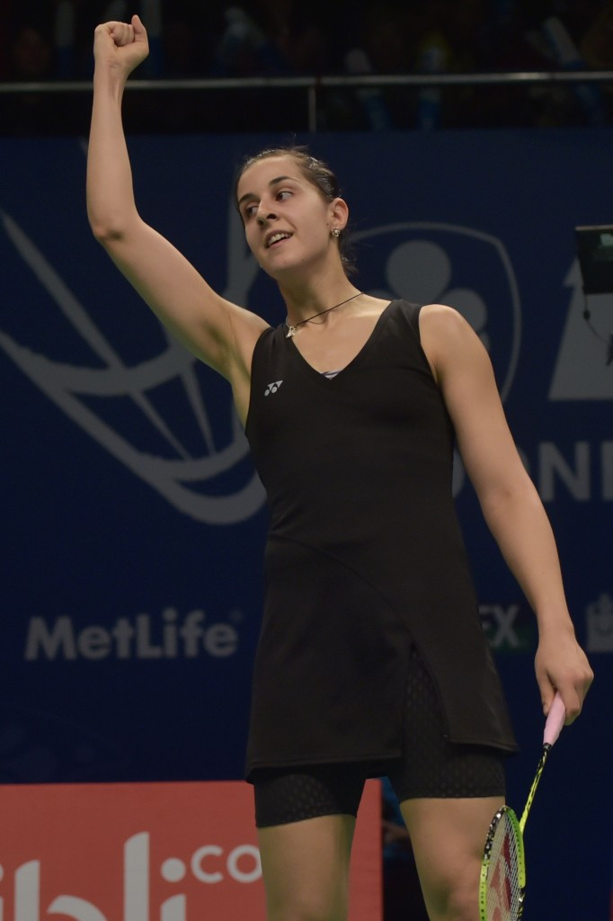 Carolina Marin moved into the women's singles semi-finals in Indonesia ©Getty Images