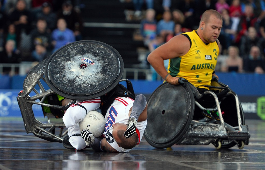 Paralympic wheelchair rugby champions Australia drawn with world number one ranked Canada at Rio 2016