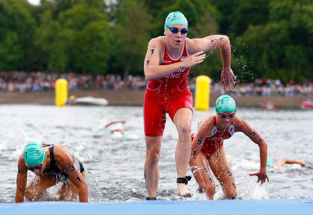 Mixed triathlon relay is another event that could be added to the Olympic programme ©Getty Images