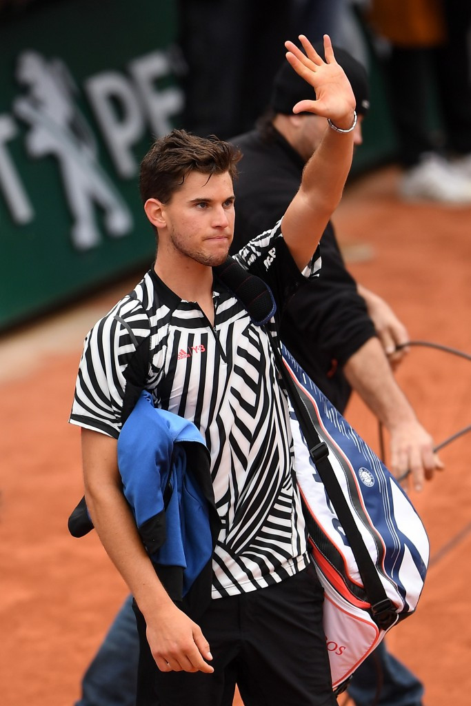 The Serb was too strong for Austria's Dominic Thiem, who suffered a straight sets defeat in his first-ever Grand Slam semi-final ©Getty Images