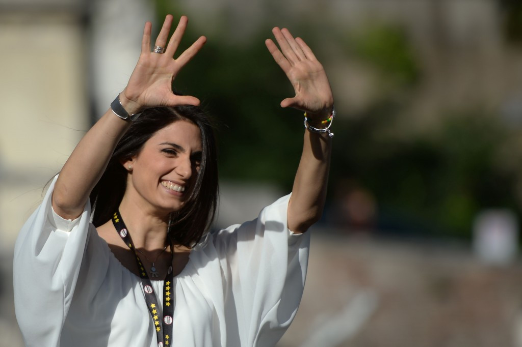 Virginia Raggi has been accused of making "humiliating, offensive and incomprehensible" remarks about Rome's bid to host the 2024 Olympics and Paralympics ©Getty Images