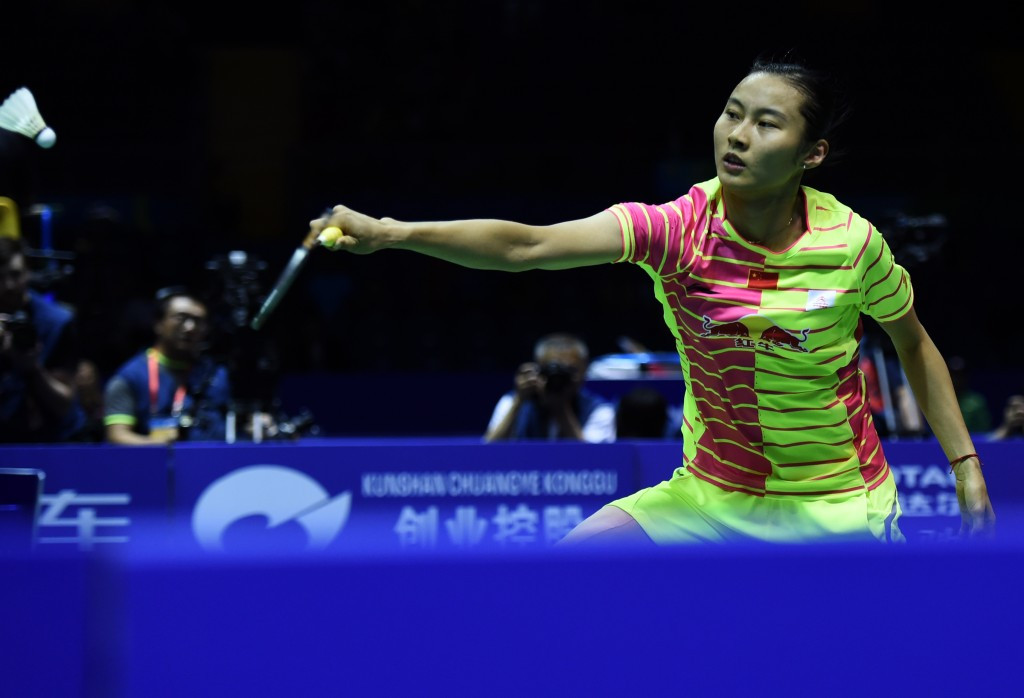 Wang Yihan defeated Carolina Marin to reach the women's singles final ©Getty Images
