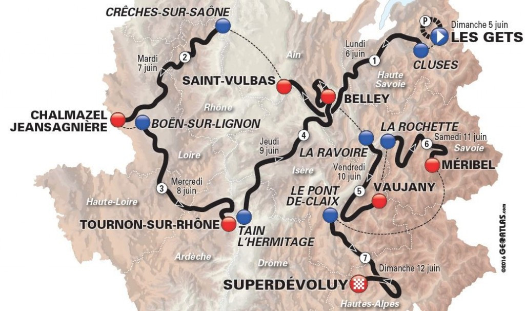 The Criterium du Dauphiné is seen as an important part each year of the build-up to the Tour de France ©Criterium du Dauphiné