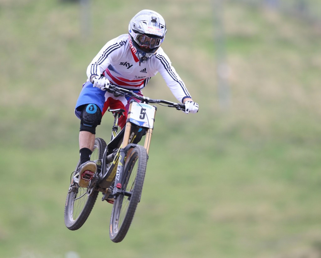 Gee Atherton led home the men's field in Fort William