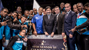 Cuba Domadores delivered a near-flawless display against the British Lionhearts to win their second World Series of Boxing title in three years in Uzbekistan’s capital Tashkent ©WSB