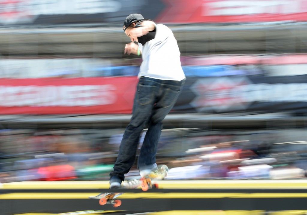 Ryan Decenzo won men’s skateboard street gold in Austin ©Getty Images