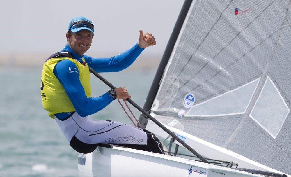 Great Britain's Giles Scott is the firm favourite in the Finn class