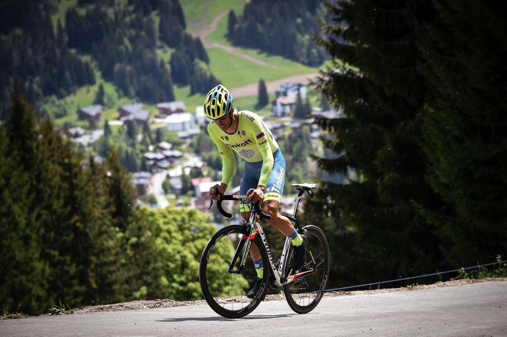 Spain's Alberto Contador triumphed in the Critérium du Dauphiné prologue ©Getty Images 