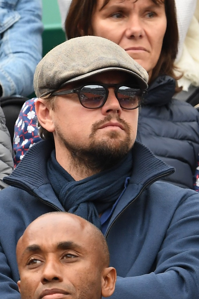 American actor Leonardo DiCaprio was among the spectators gripped by the action ©Getty Images