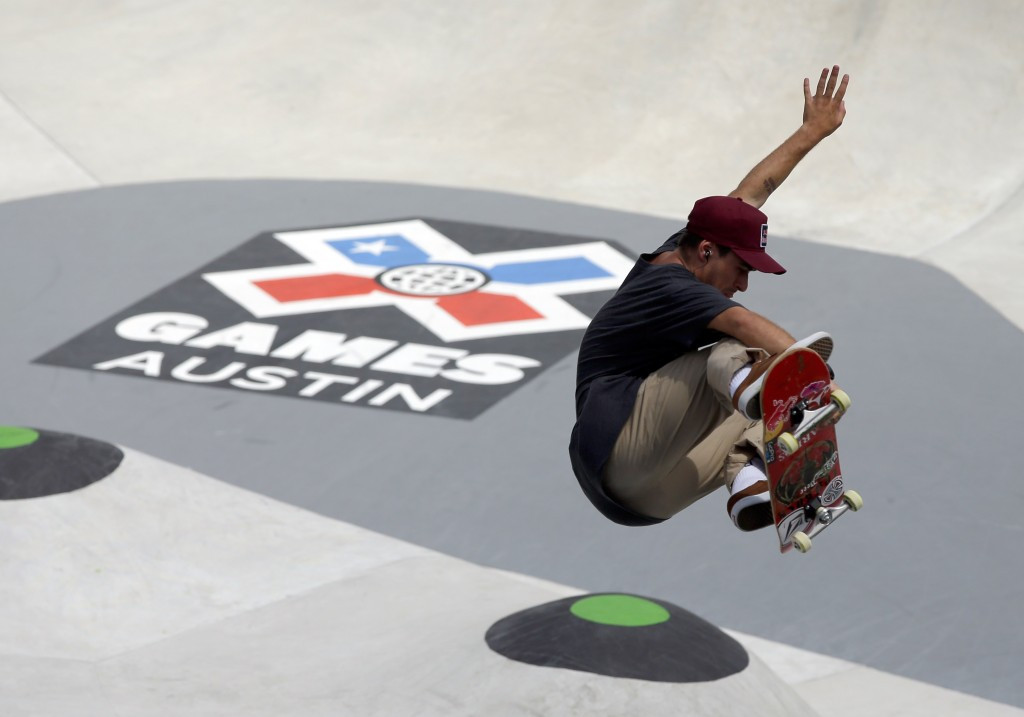 Pedro Barros claimed skateboard park gold as the Austin X Games drew to a close ©Getty Images