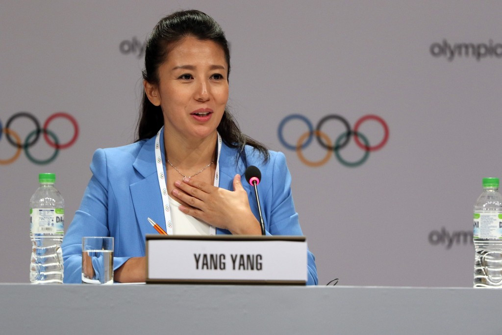 Olympic champion turned IOC Athletes' Commission member Yang Yang is vying for a place on the ISU Council ©Getty Images