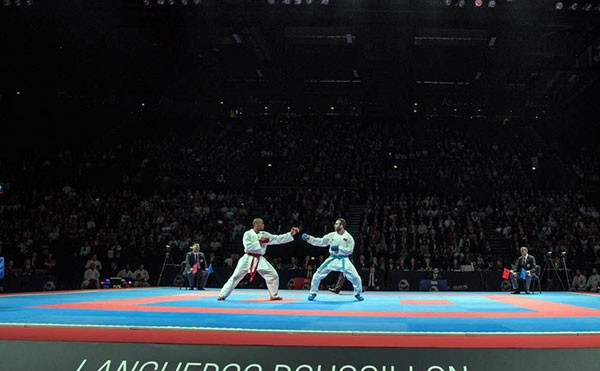 The European Karate Championships in Montpellier drew huge crowds inside the venue and on television