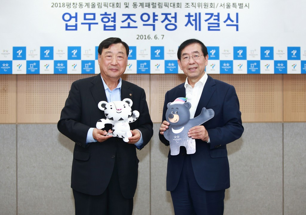 The Government in the capital will help promote the first-ever Winter Olympics and Paralympics to be held in South Korea ©Pyeongchang 2018