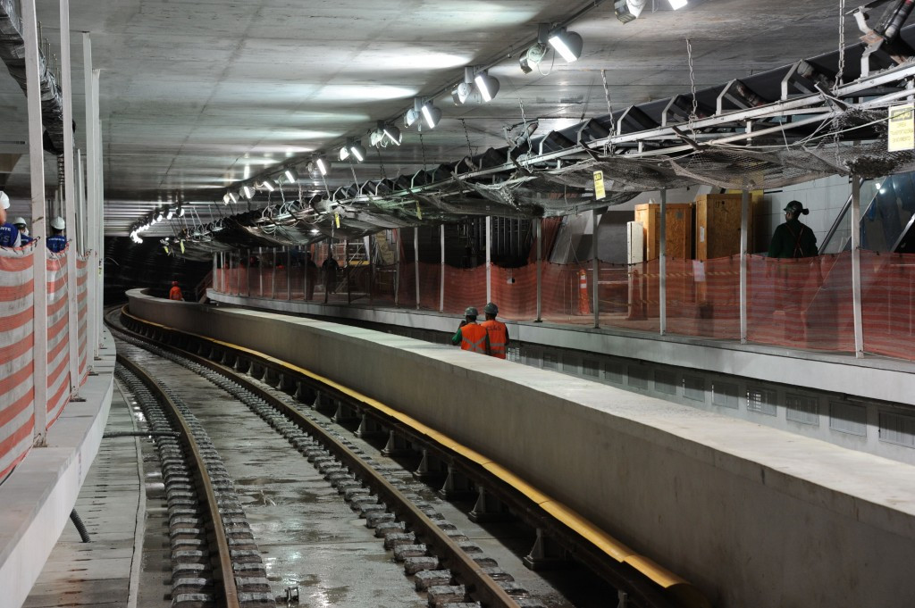 The subway line extension is seen as an essential way of transporting people around Rio during the Olympic Games