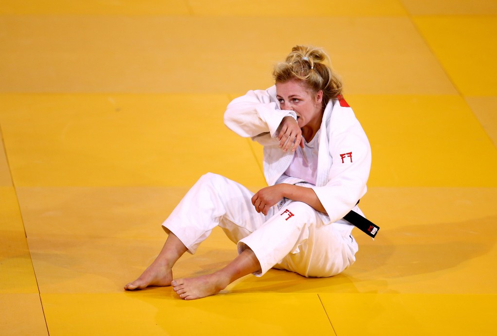 Stephanie Inglis came second to England's Nekoda Smythe Davis in the women's under 57kg category at the Glasgow 2014 Commonwealth Games