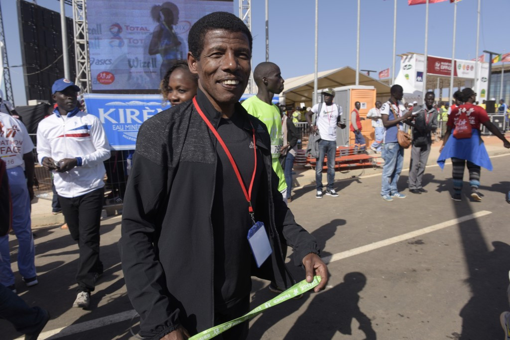 Double Olympic gold medallist Haile Gebrselassie led a protest against the Ethiopia Athletics Federation ©Getty Images