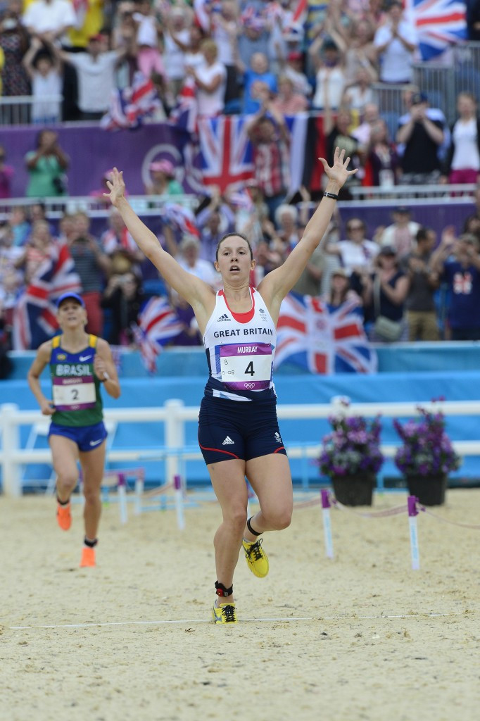 Samantha Murray won silver at London 2012