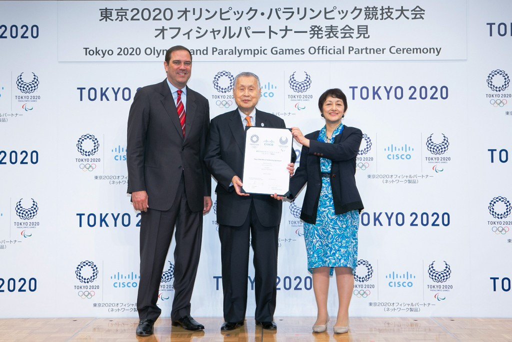 Cisco Systems GK has signed on as an Official Partner of Tokyo 2020 ©Tokyo 2020