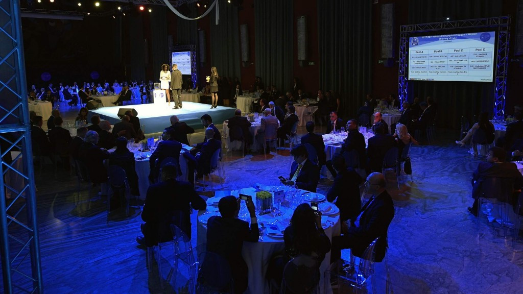 A number of Olympic medallists and Olympians were honoured at the CEV Gala ©CEV