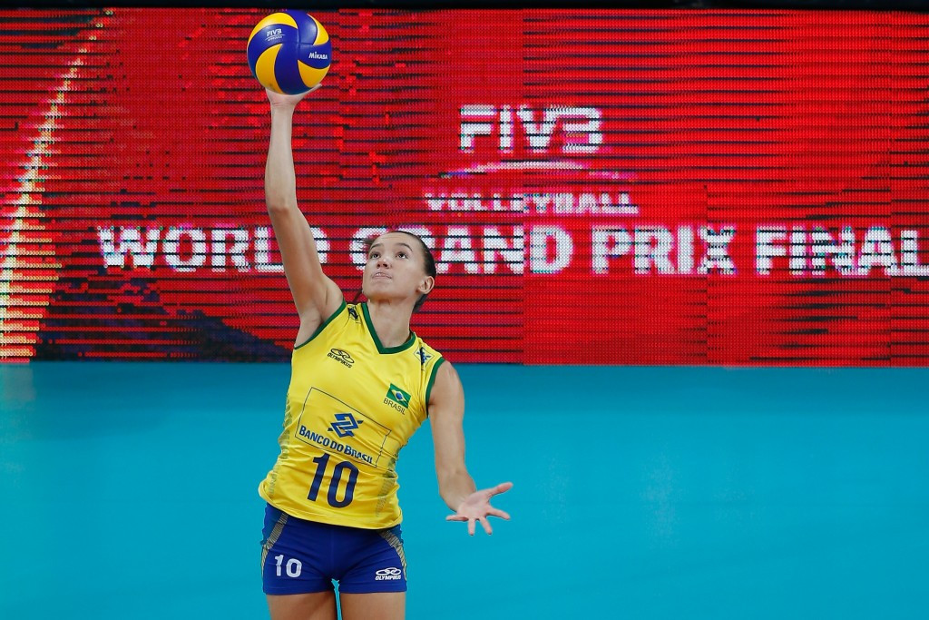 Brazil began their World Grand Prix campaign with a win over Italy ©Getty Images