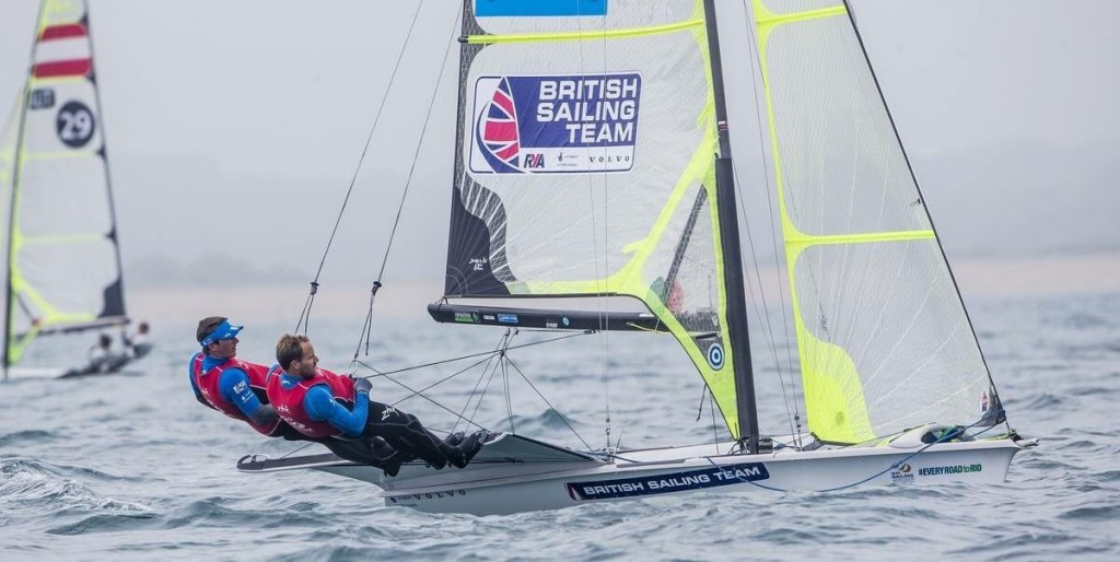 Dylan Fletcher and Alain Sign were among British sailors to prosper on home waters today ©World Sailing