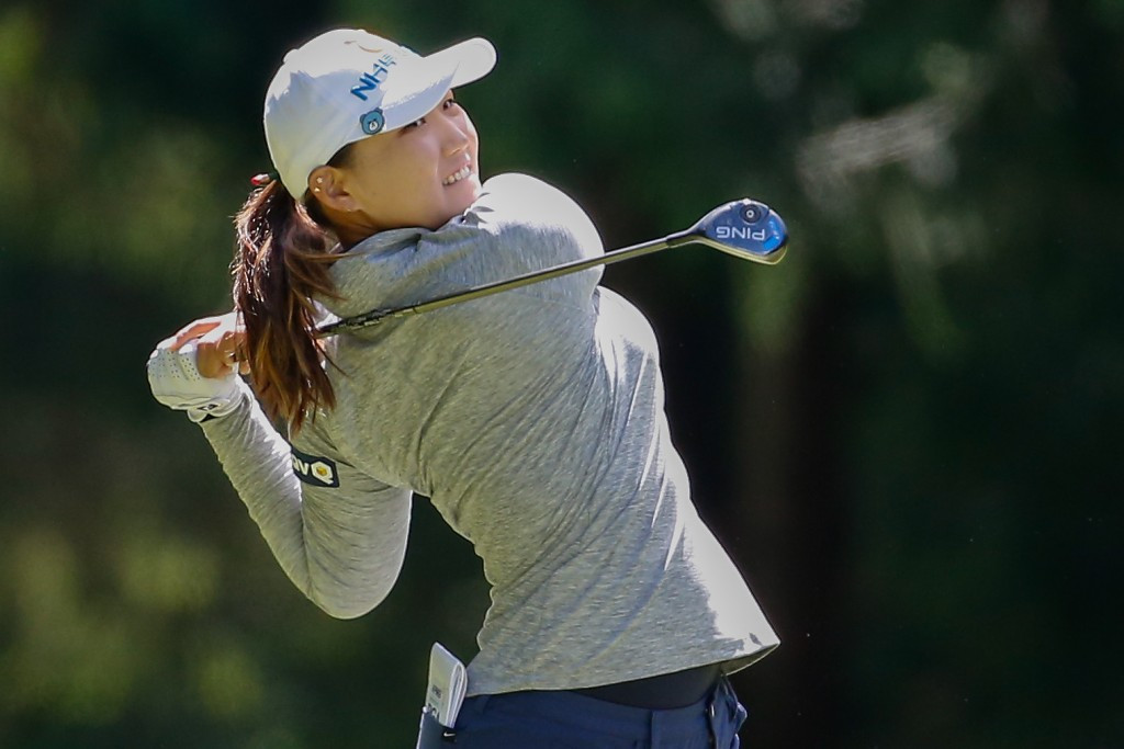 South Korea’s Mirim Lee shot a two-under 69 to join first-round pacesetter Brooke Henderson at the top of the KPMG Women’s PGA Championship leaderboard ©Getty Images