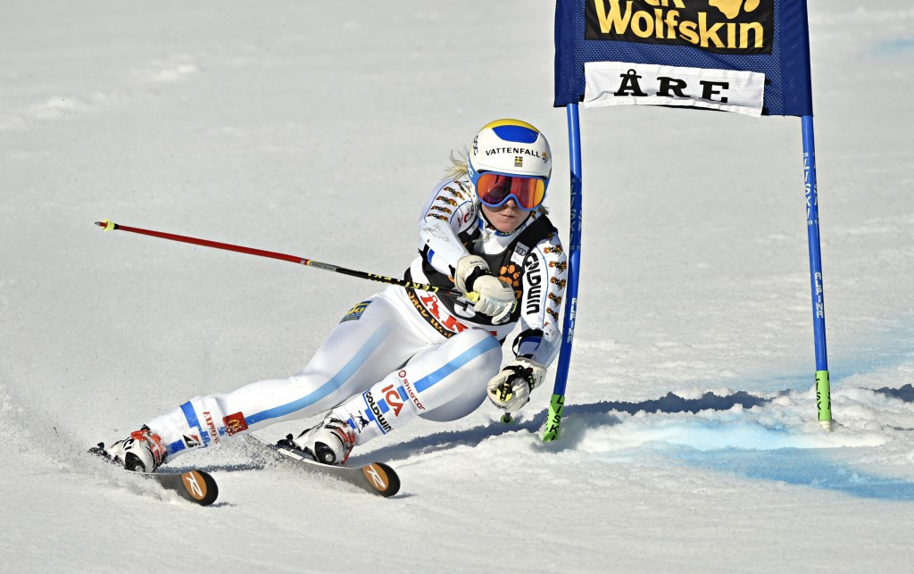 Jessica Lindell-Vikarby won giant slalom bronze at last year's World Championships